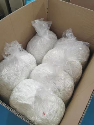 बिना बुना हुआ फेस मास्क इलास्टिक ईयर लूप 3.5mm 3mm काला गोल इलास्टिक कॉर्ड स्ट्रिंग सॉफ्ट