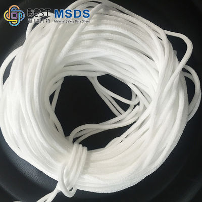 फ्लैट राउंड ईयरलूप वेबिंग बैंड फेस मास्क सपोर्ट 2.8mm 6.0MM