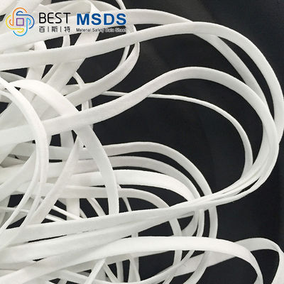 फ्लैट राउंड ईयरलूप वेबिंग बैंड फेस मास्क सपोर्ट 2.8mm 6.0MM